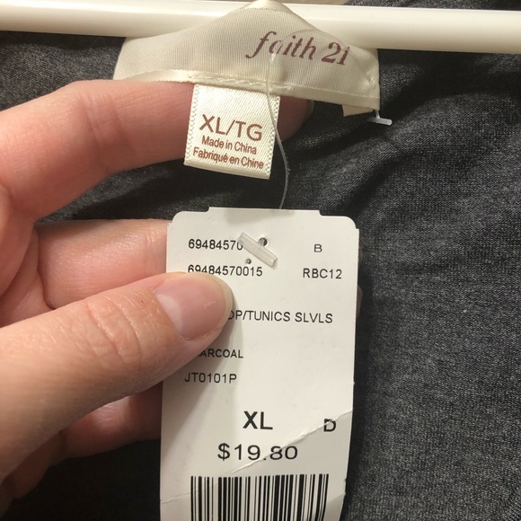 NWT fancy tank top from Faith 21 (Forever 21) - XL - Picture 4 of 5